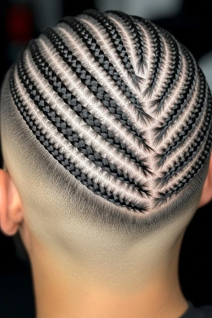 Zig‑Zag Cornrow Design