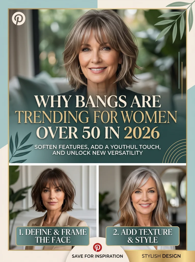 Why Bangs Are Trending for Women Over 50 in 