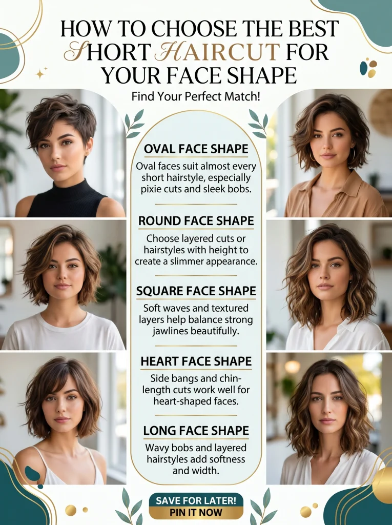 How to Choose the Best Short Haircut for Your Face Shape