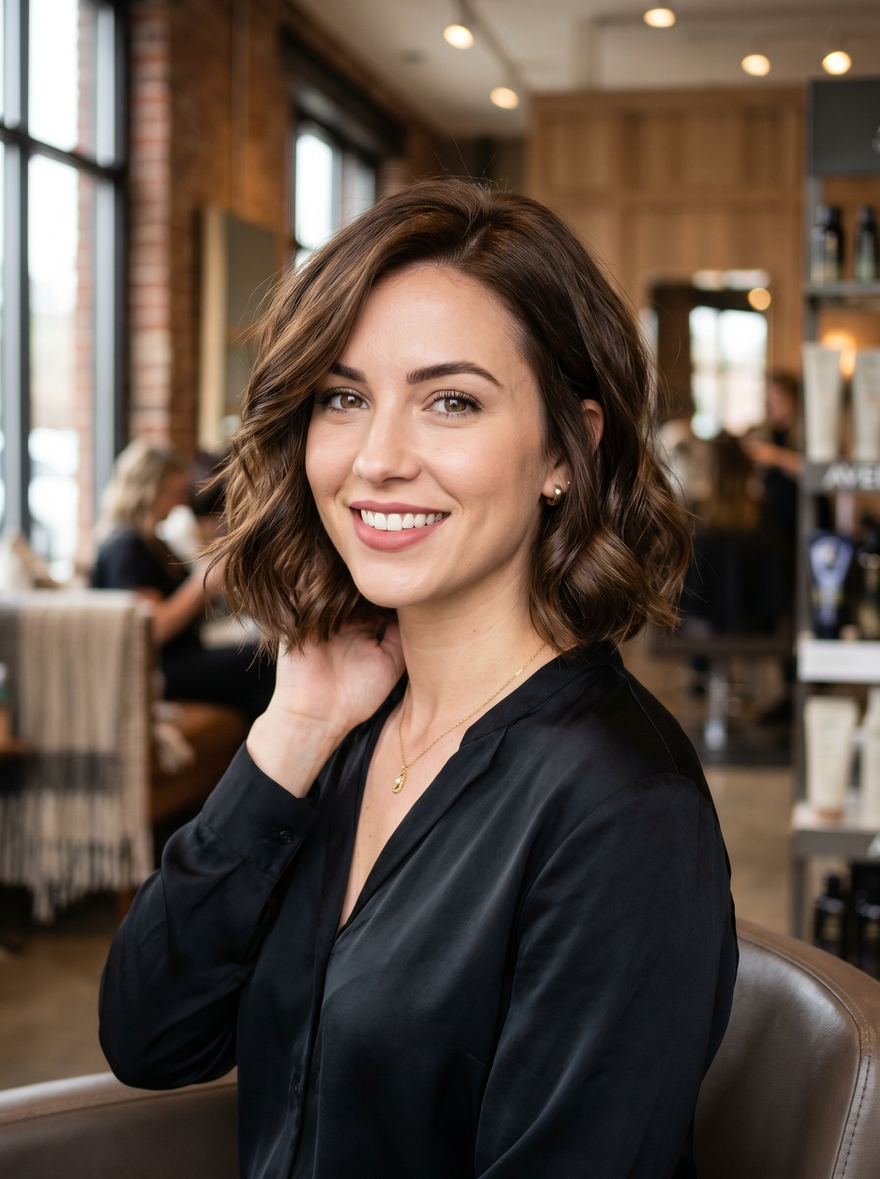 Wolf cut bob hairstyle for women