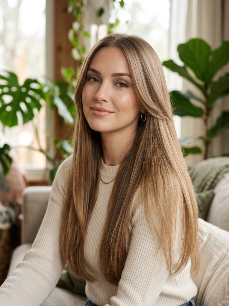 Butterfly haircut women — long layered butterfly cut 2026