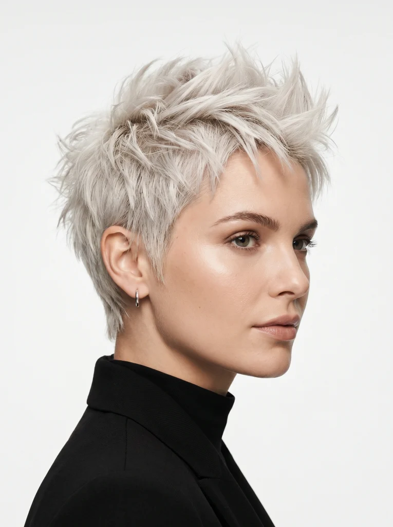 Platinum Spiky Crop