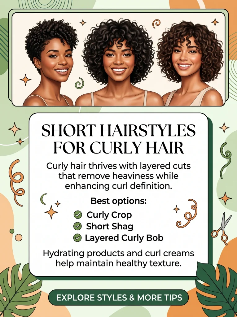 Short Hairstyles for Curly Hair