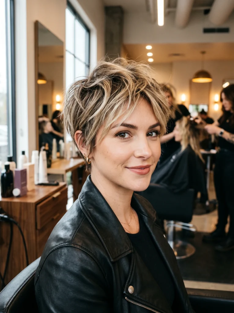 Bixie cut women — textured pixie crop 2026 trend
