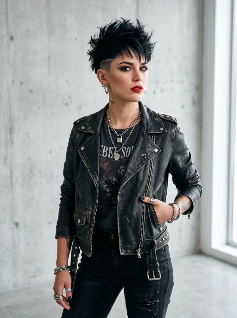 Undercut Spiky Pixie 