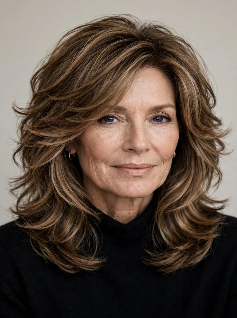 Shoulder-Length Layered Cut