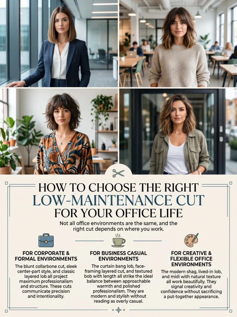 How to Choose the Right Low-Maintenance Cut for Your Office Life