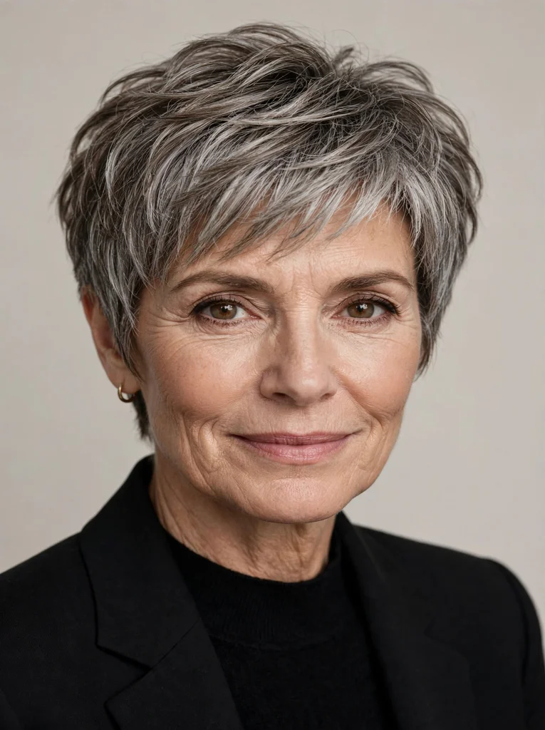 Layered Pixie Cut