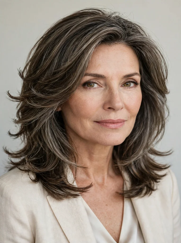 Medium Layered Cut with Soft Ends