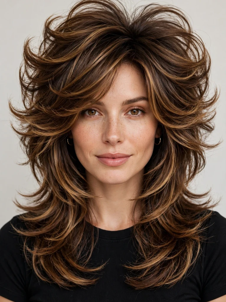 Butterfly cut wash-and-go hairstyle 2026