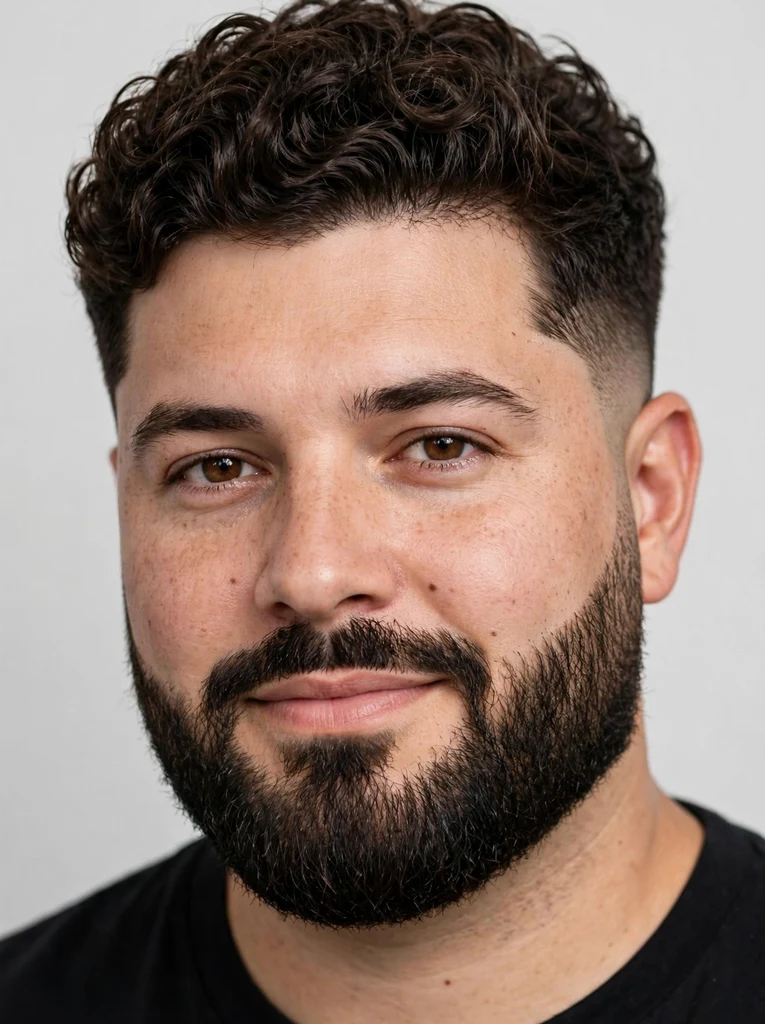 Beard shaping tips for a round face with double chin