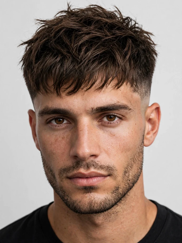 Man with a low fade textured crop