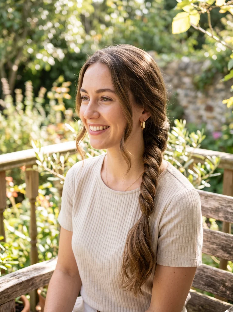 Instant twisted ponytail hairstyle