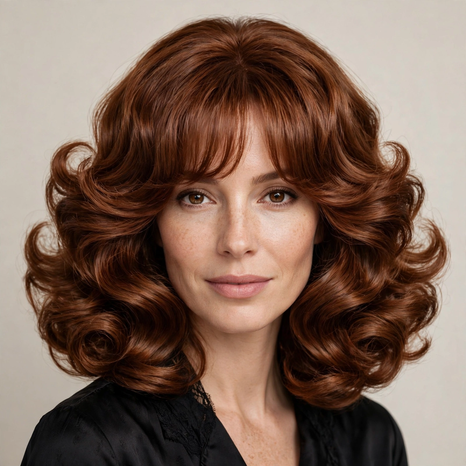 Baroque bob - curtain bangs variation 2026
