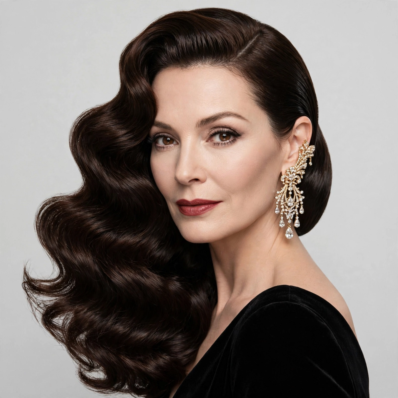 Baroque bob - dramatic deep side part variation 2026