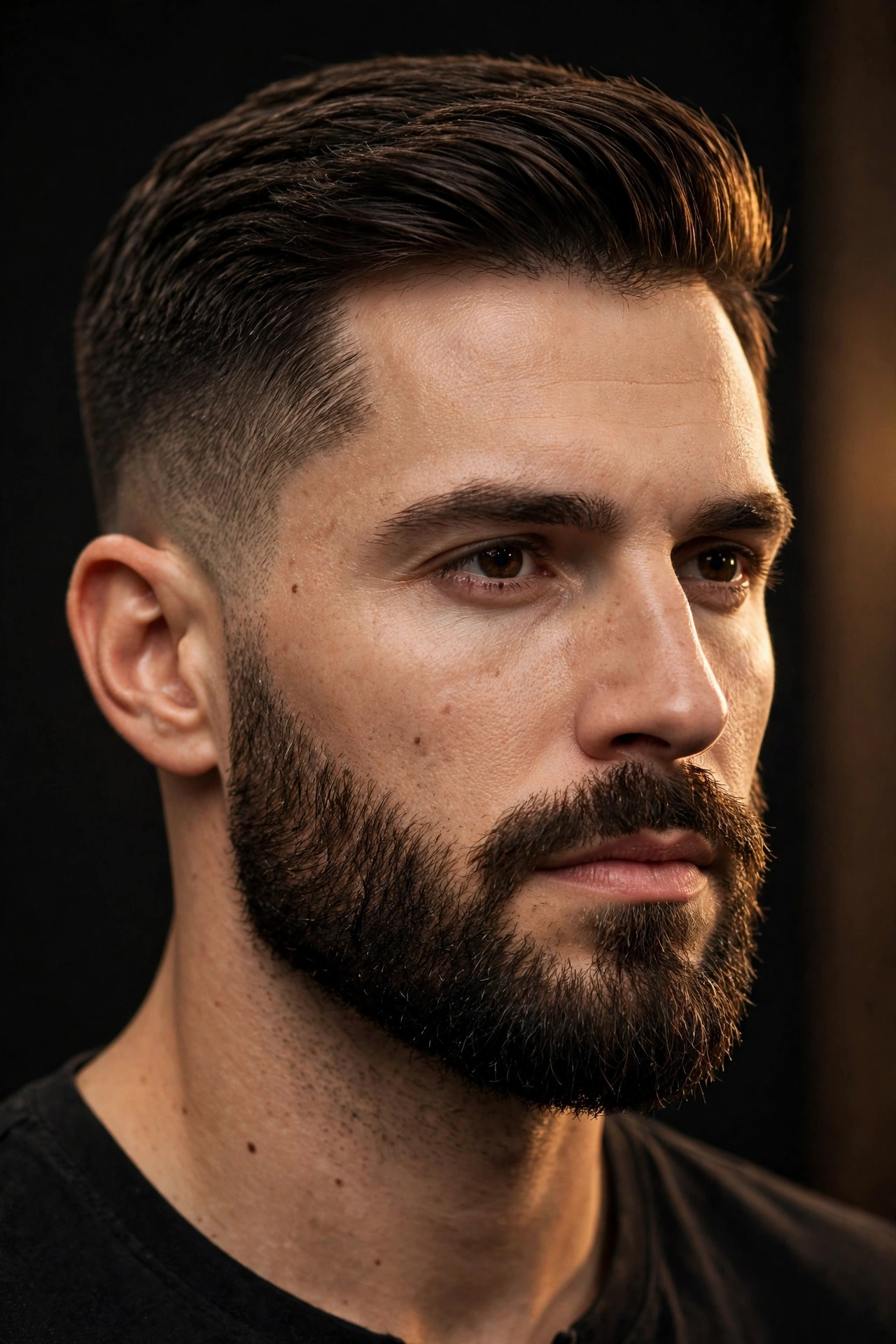 Everyday beard styles with haircut