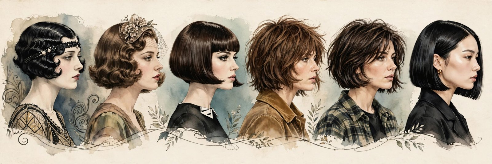 Evolution of the blunt bob through decades