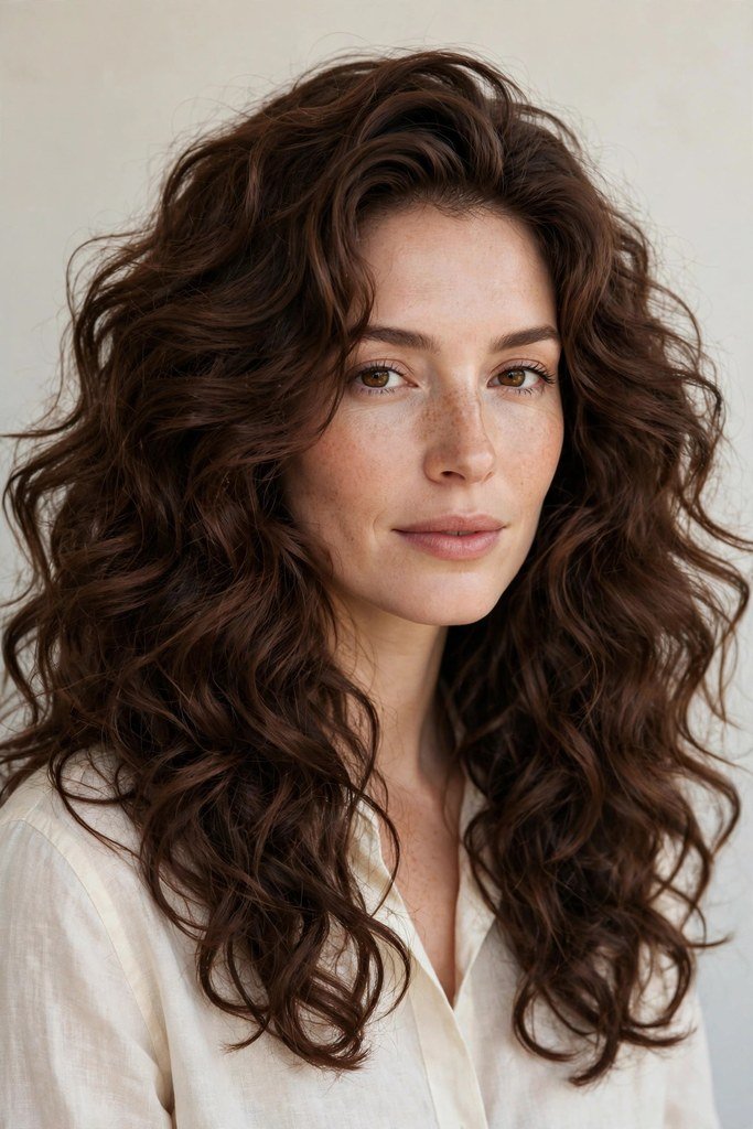 Chocolate Brown Waves
