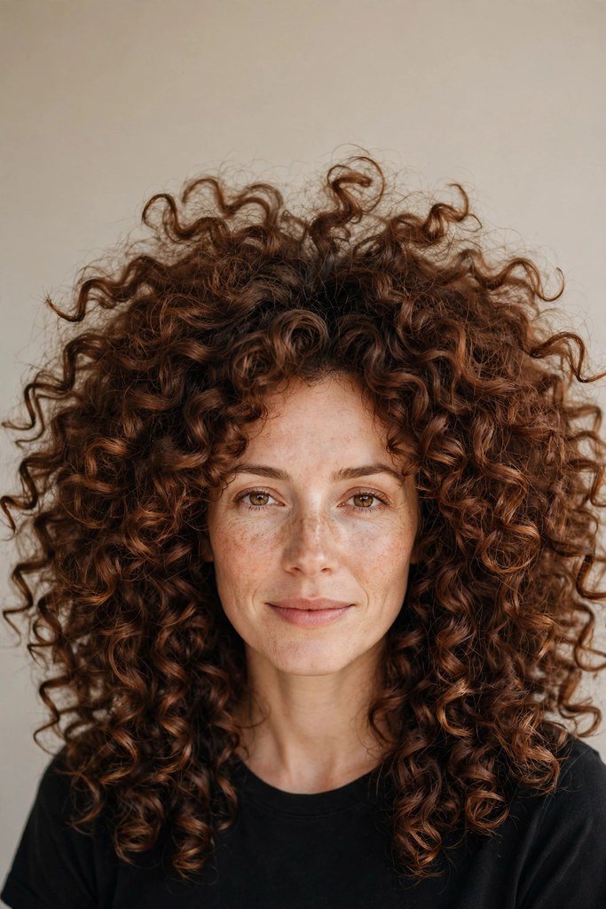 Chestnut Brown Curls