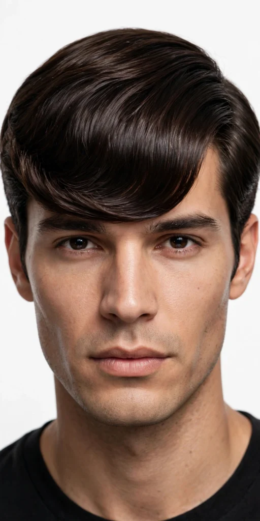 Dark espresso comma hair colour