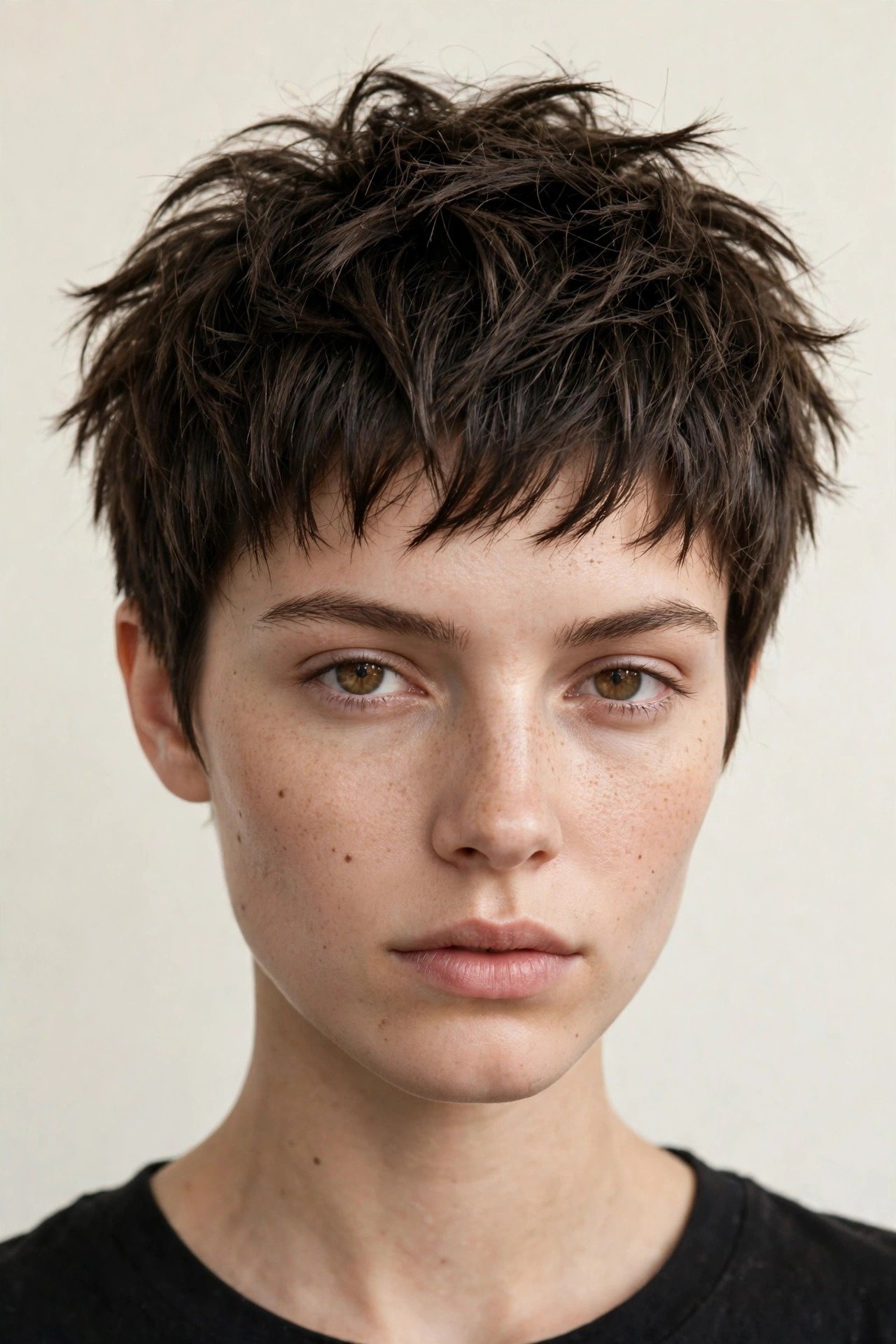 Edgy cub cut variations: textured pixie-cub, asymmetrical cut, and blunt-edge style