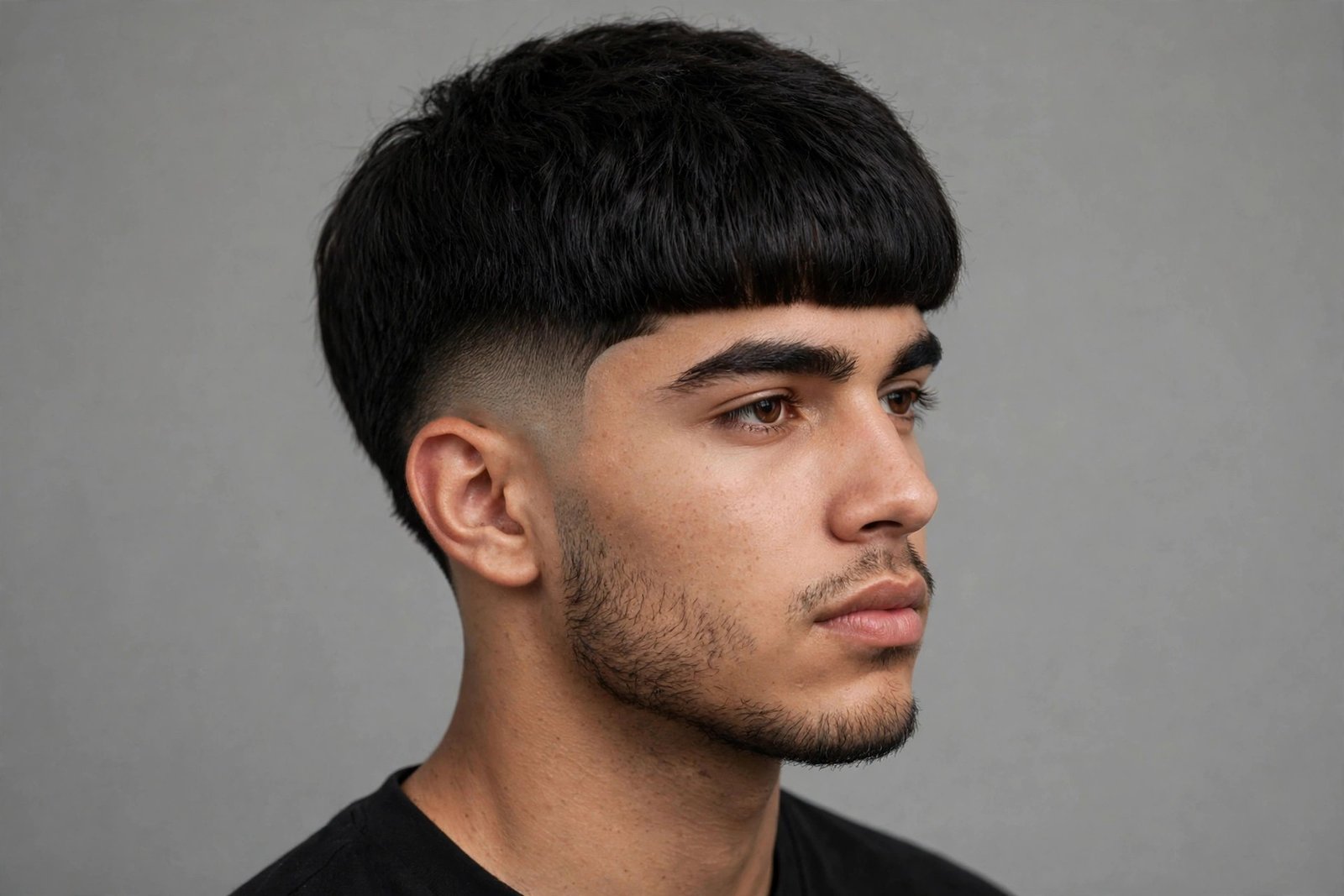 Edgar cut men with low fade sides and clean neckline