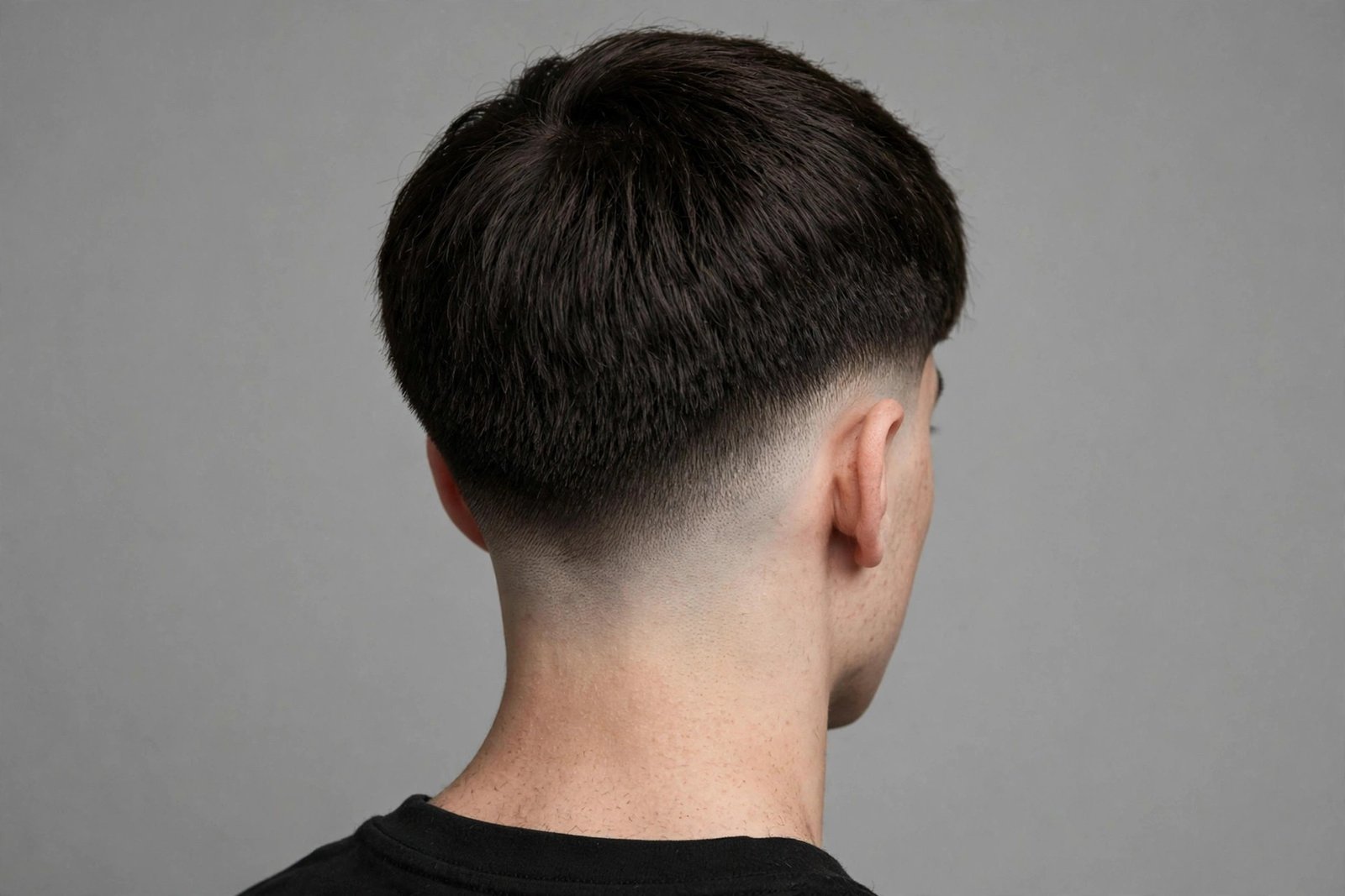 Edgar cut men with faded back and clean neckline finish