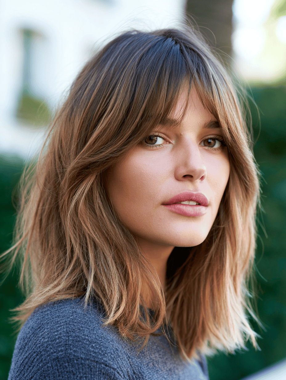 Flippy lob with dimensional highlights
