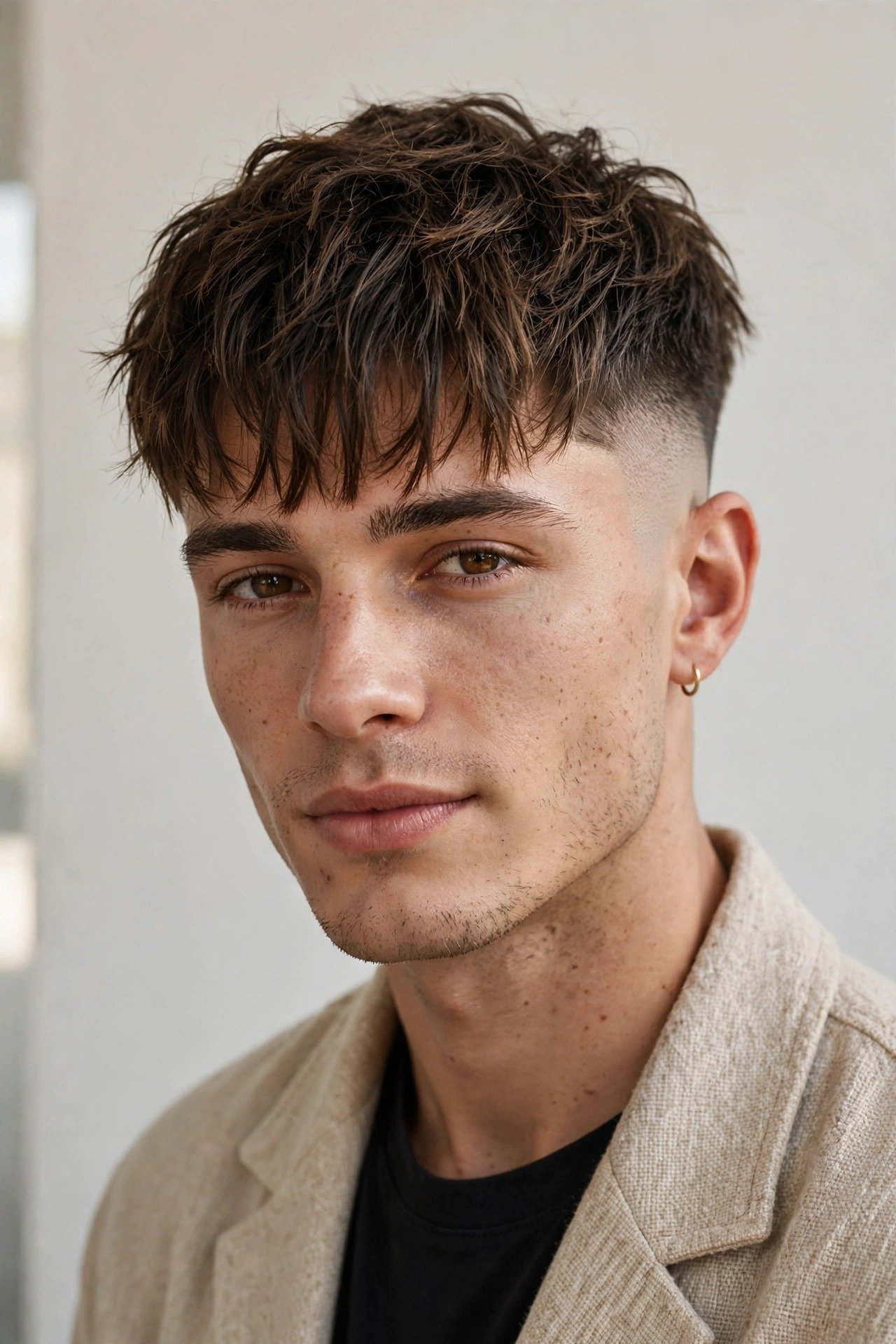 Celebrity french crop hairstyles inspiration for men 2026