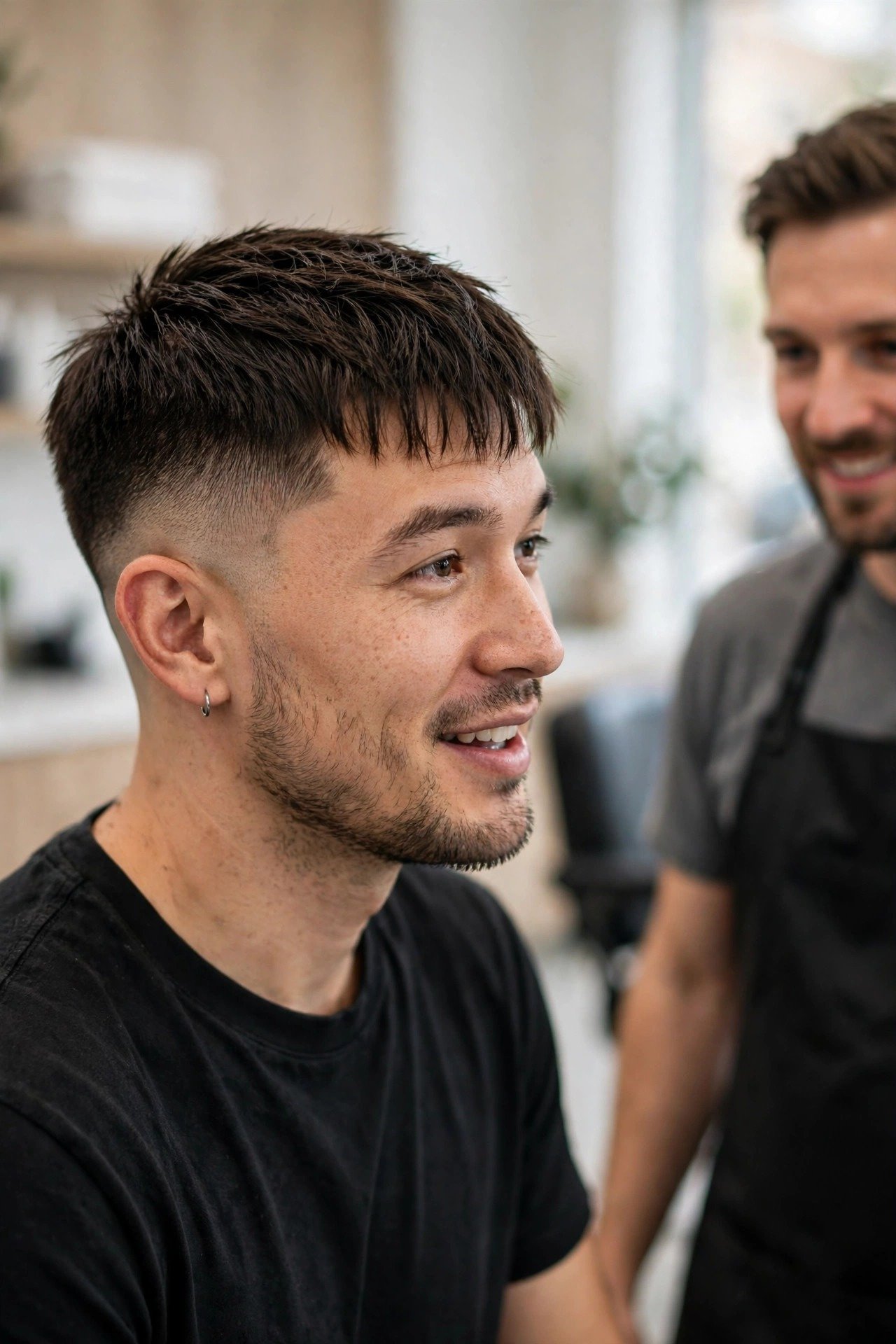 Man with french crop haircut, FAQ about french crop for men