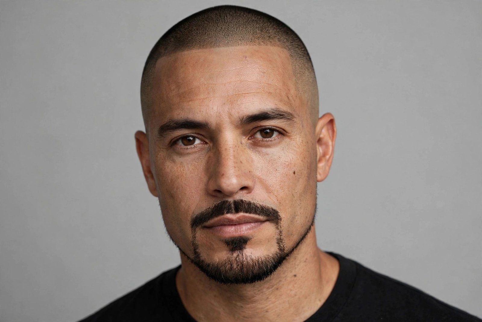Induction cut with a goatee