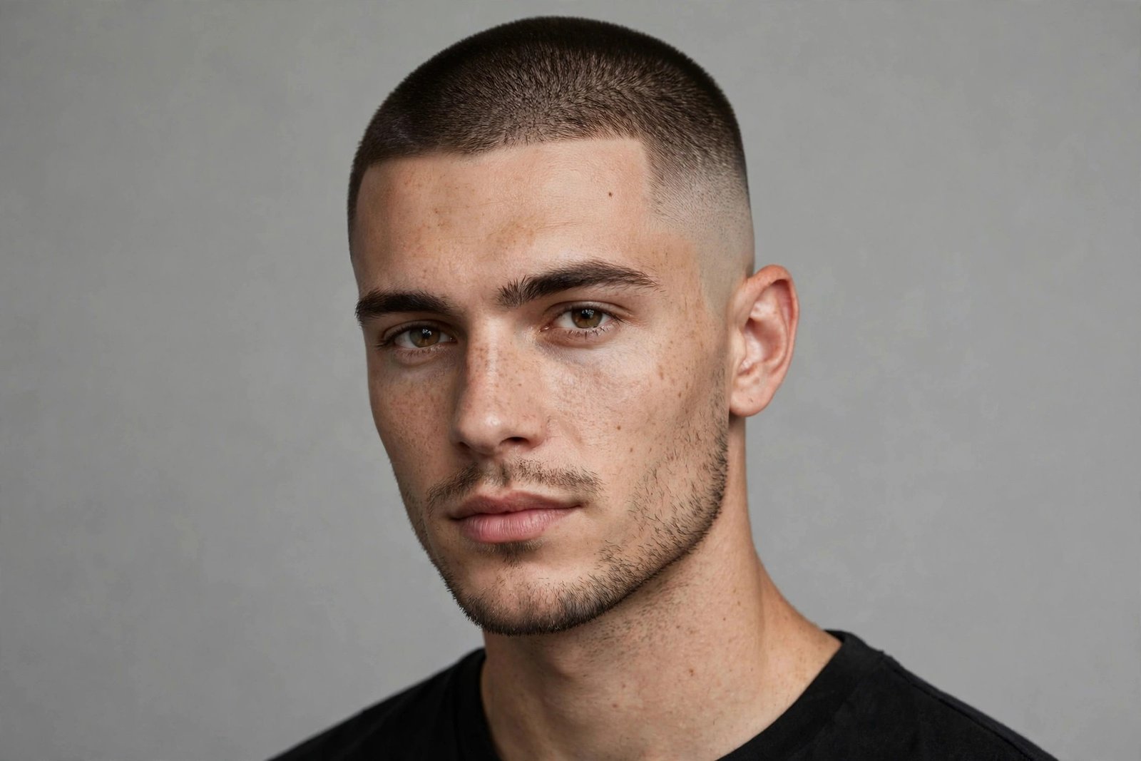 Buzz-induction hybrid haircut