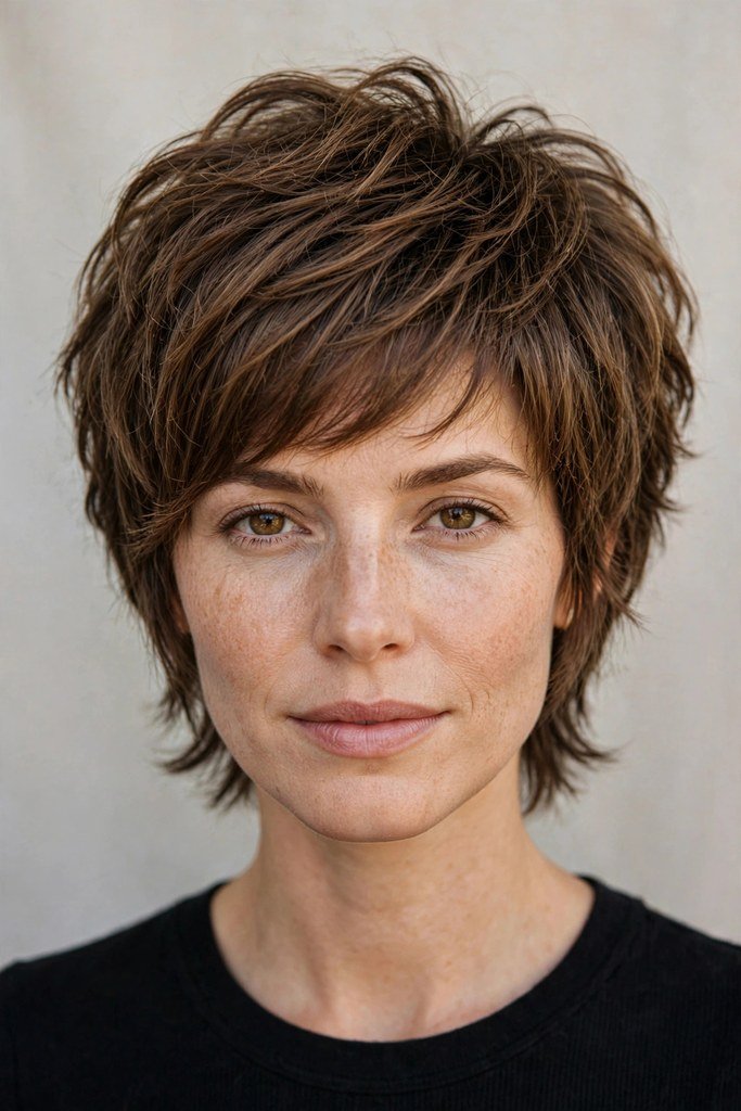Textured Long Pixie