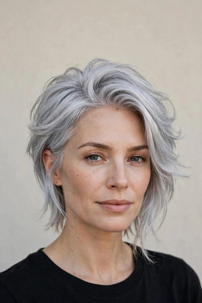 Wavy Long Pixie