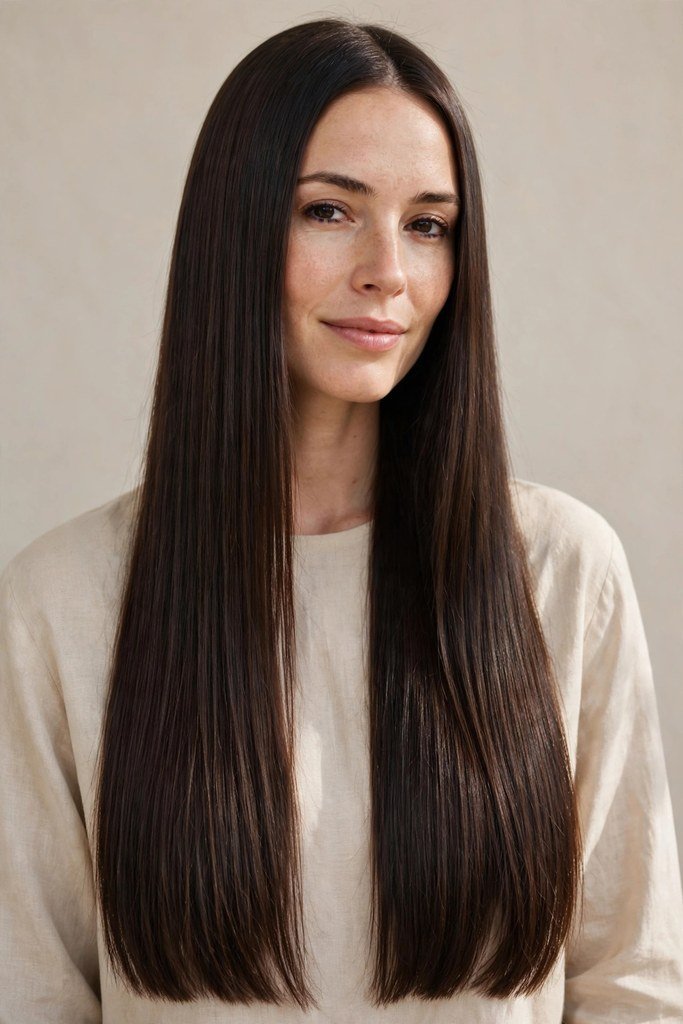 Sleek Blunt Cut