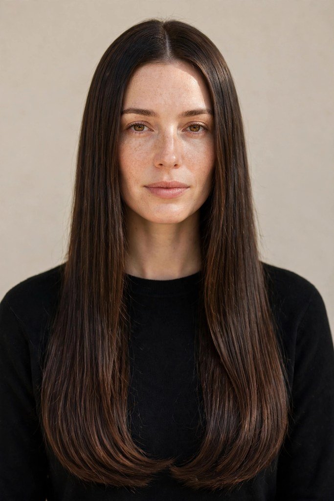 U-Shaped Long Haircut