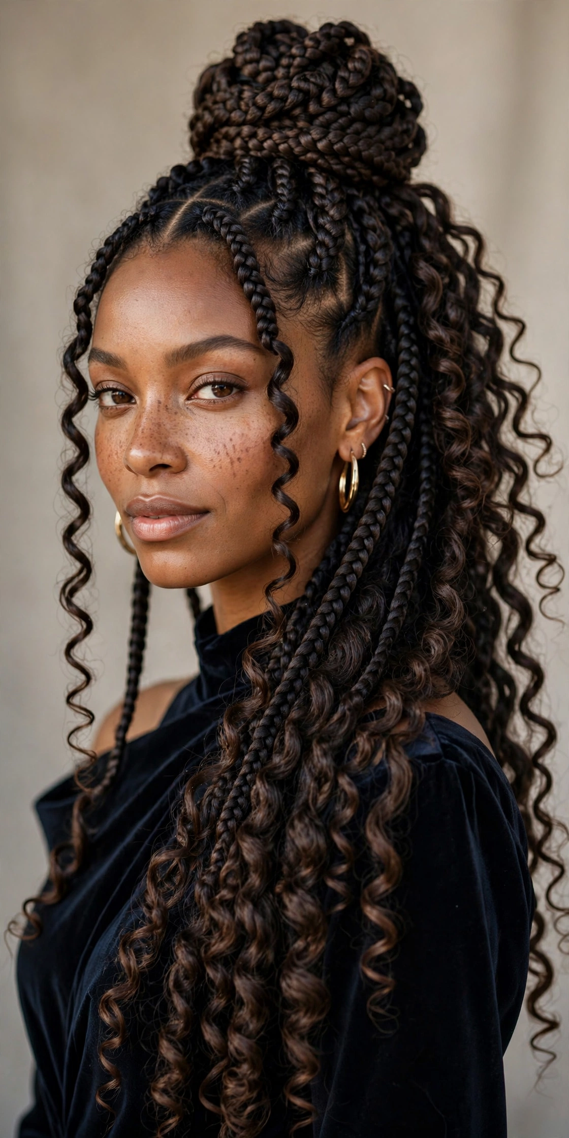 french curl braids 07 bun