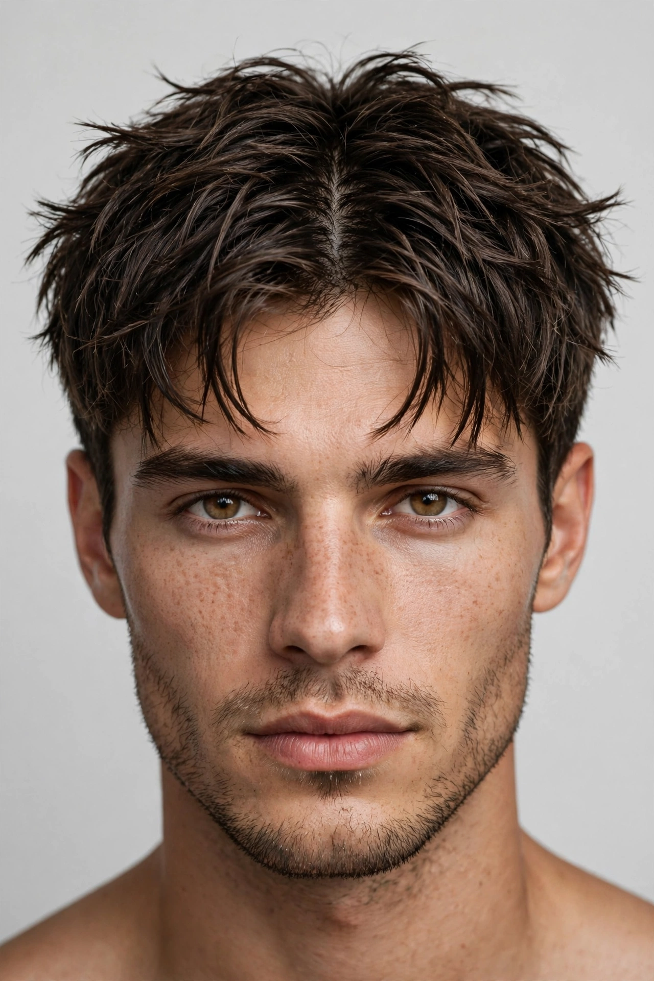 middle part men 02 textured