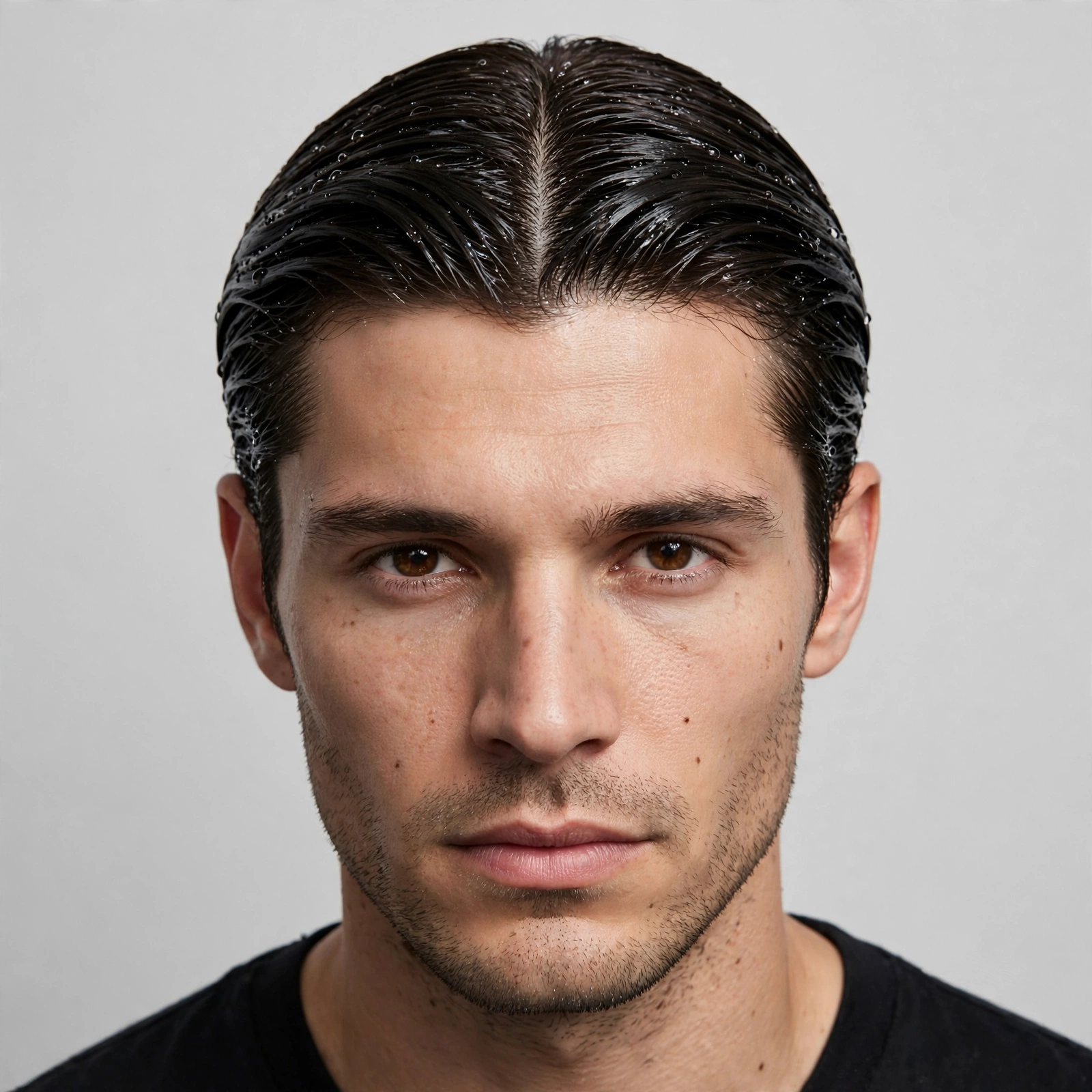 middle part men 13 wet