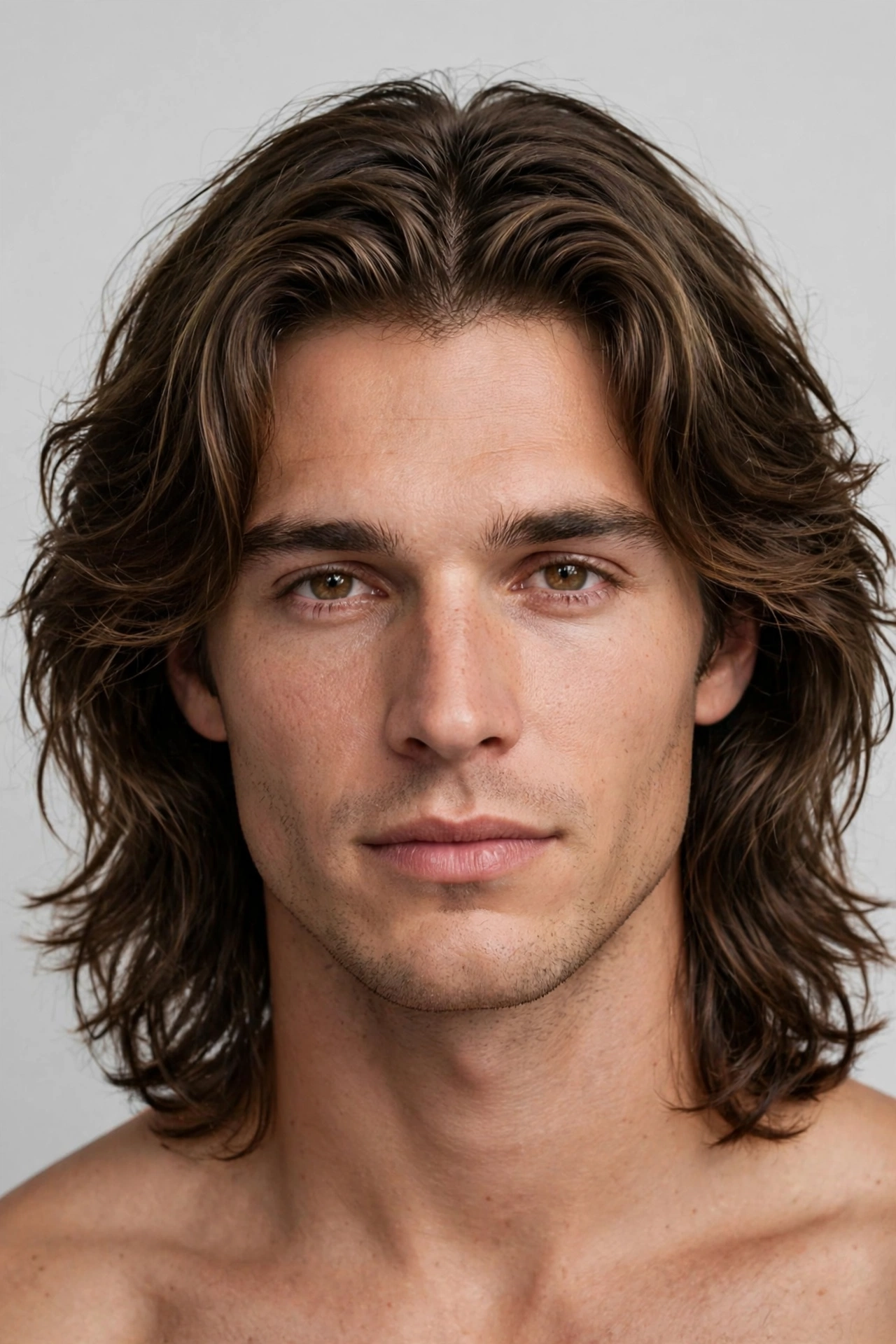 middle part men 15 grown
