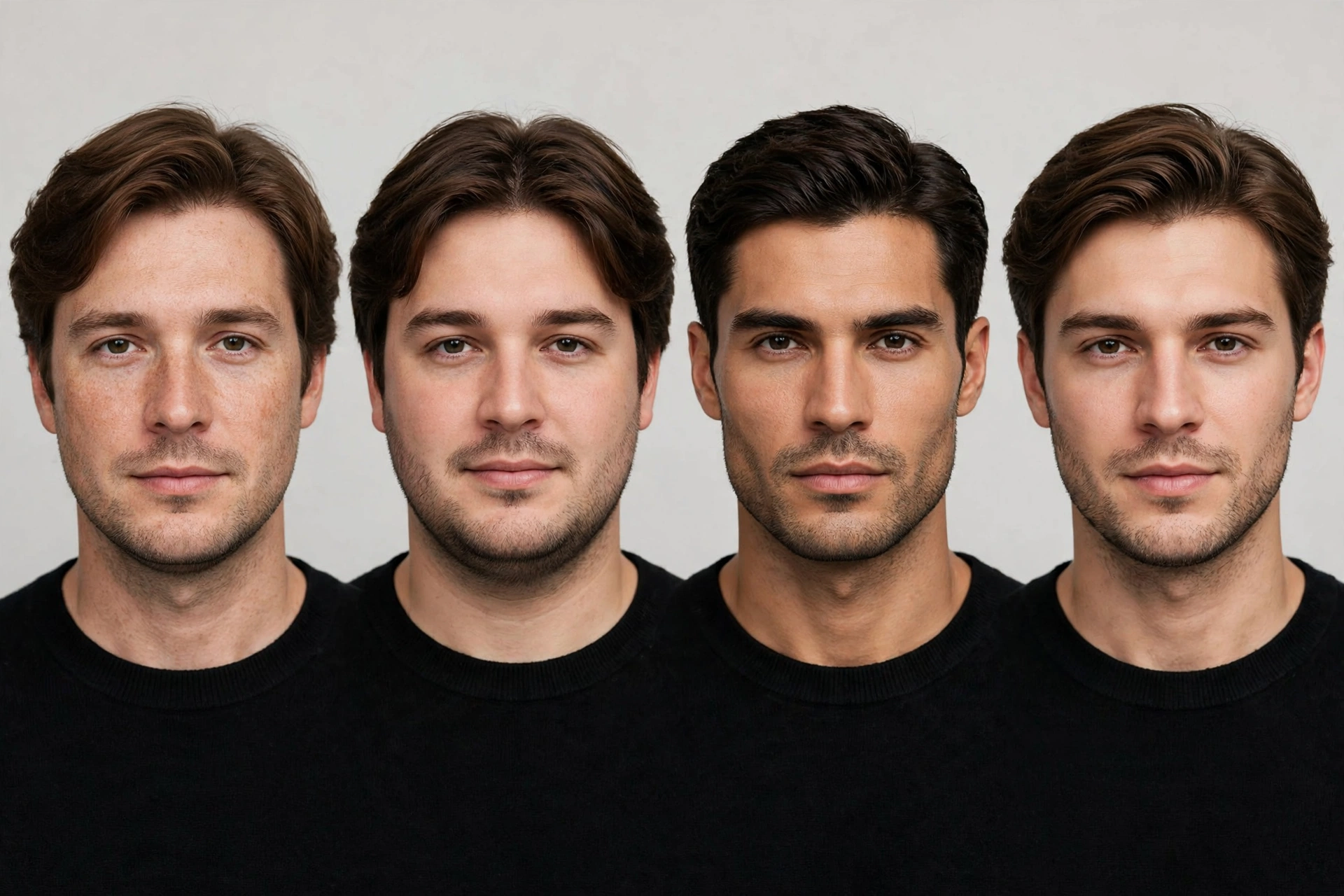 middle part men face shapes