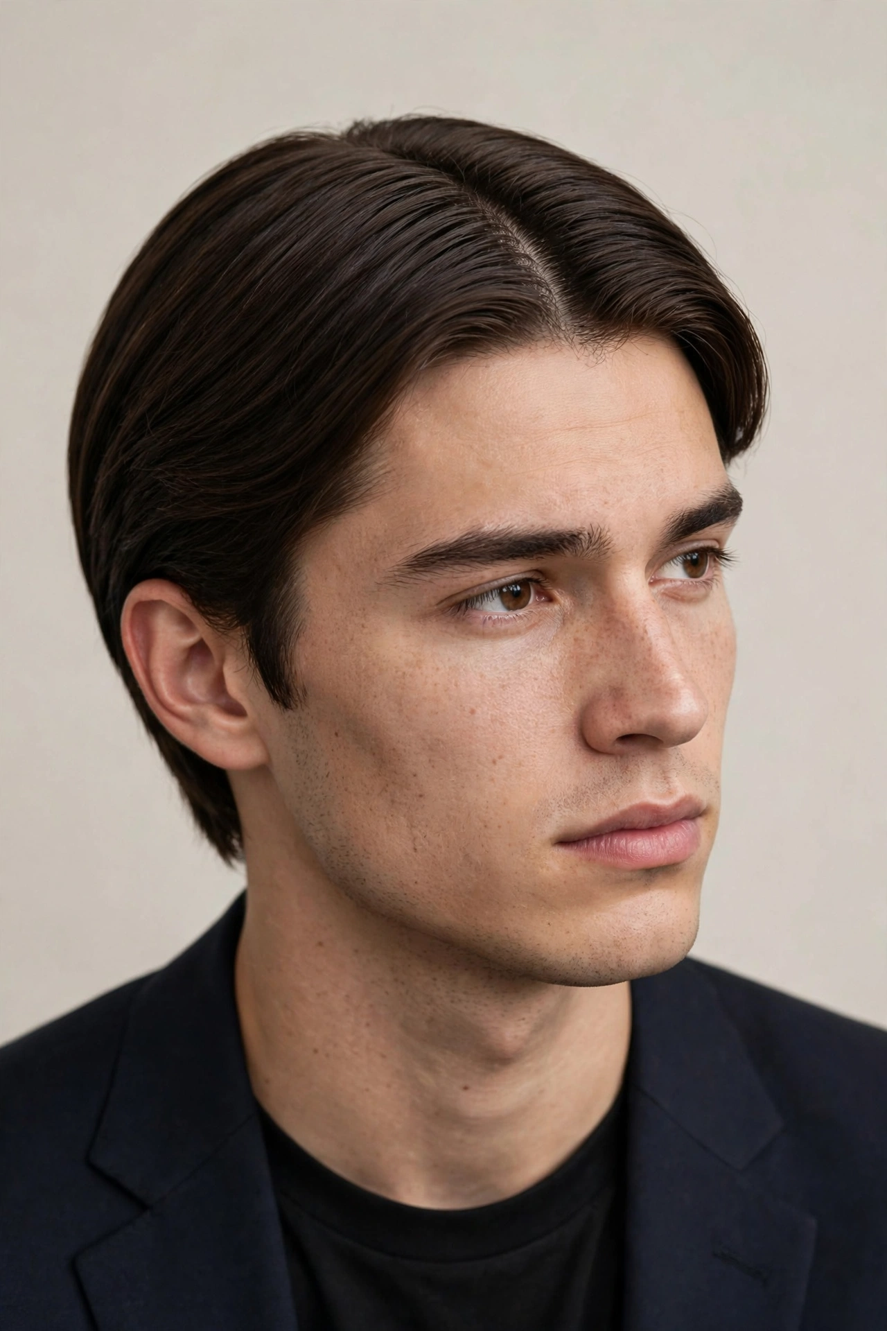 middle part men faq