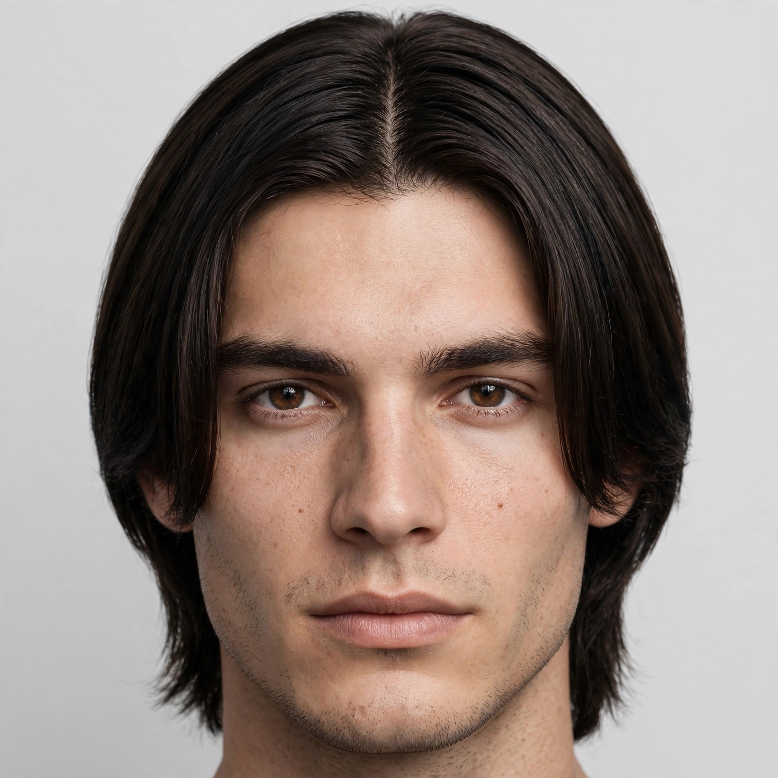 middle part men what is
