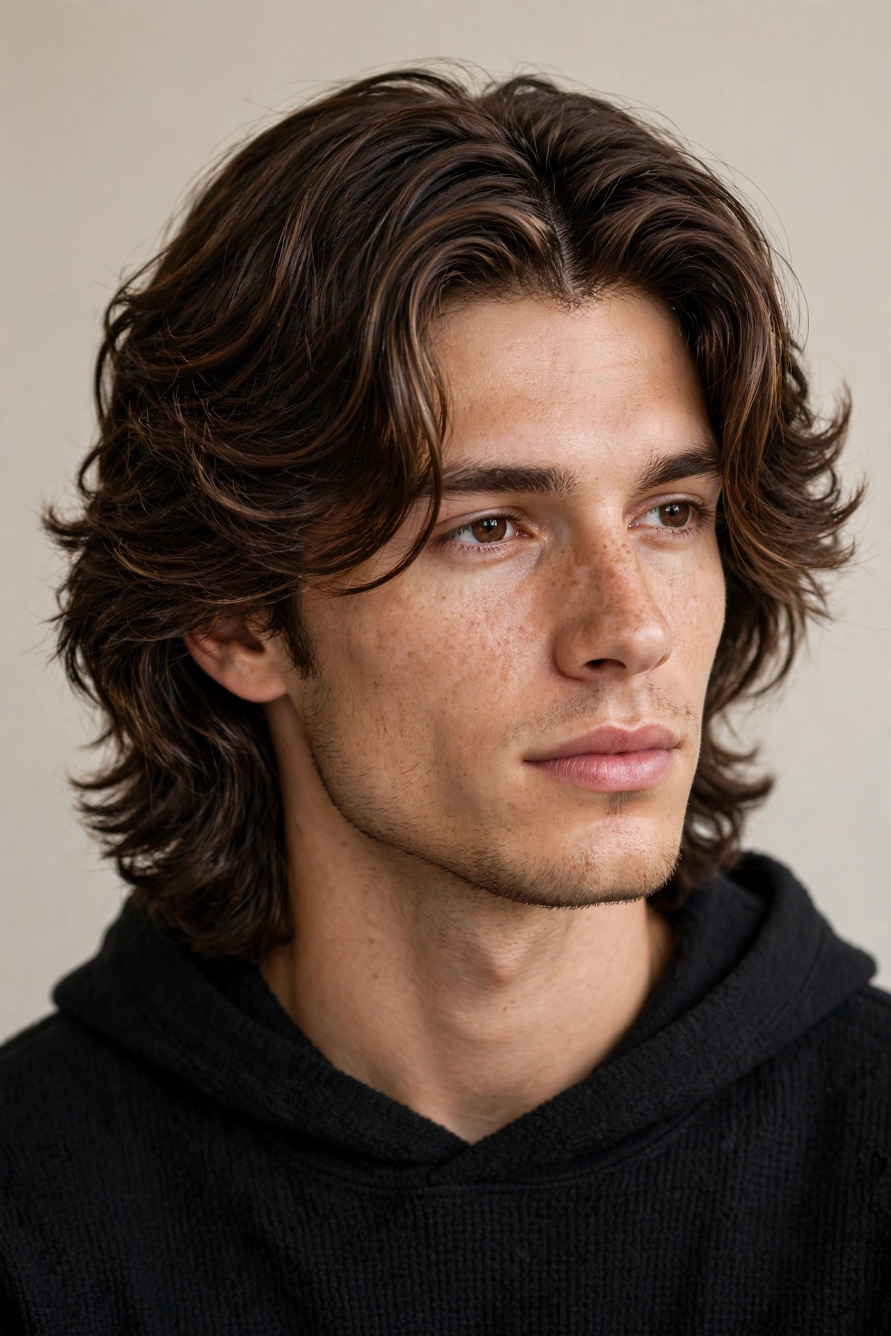 middle part men why trending