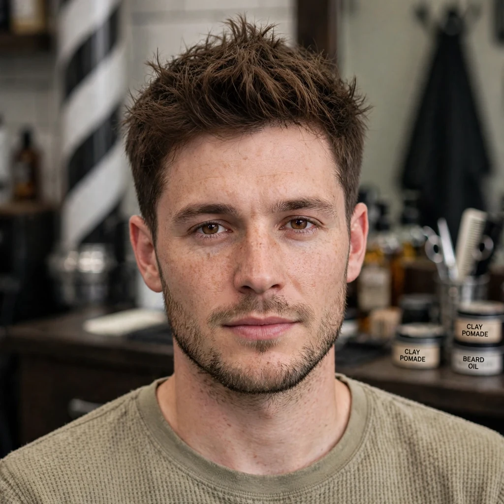 8. Short Messy Quiff