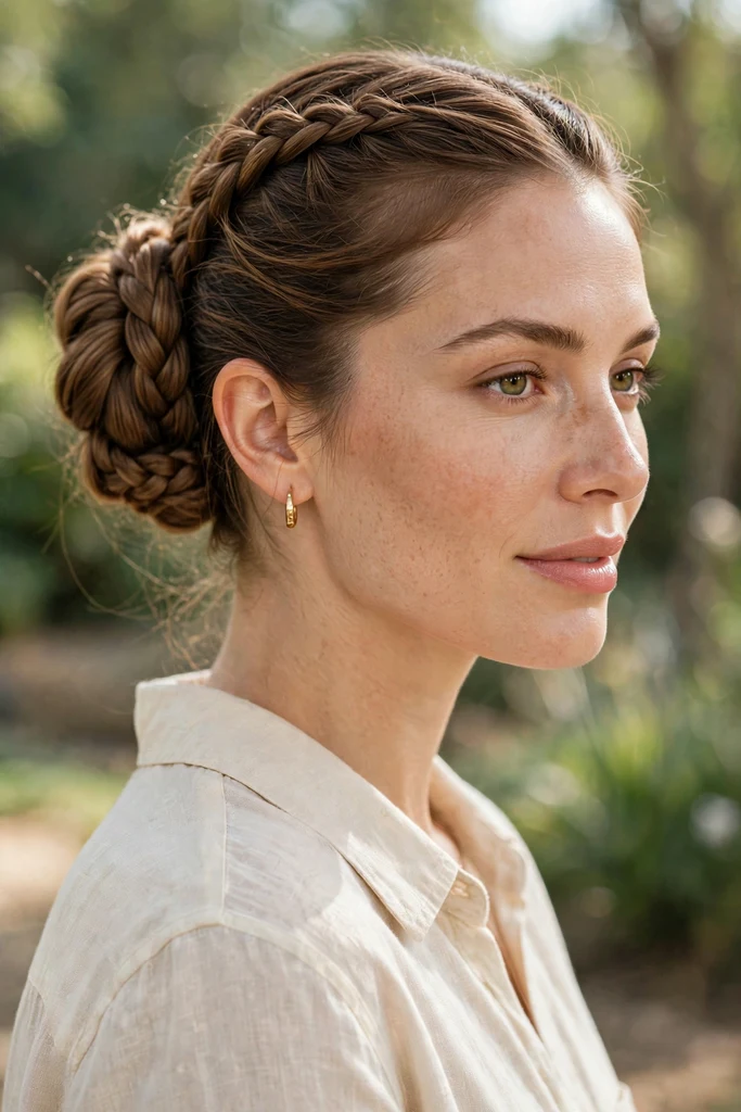 5. Braided Ponytail Wrap