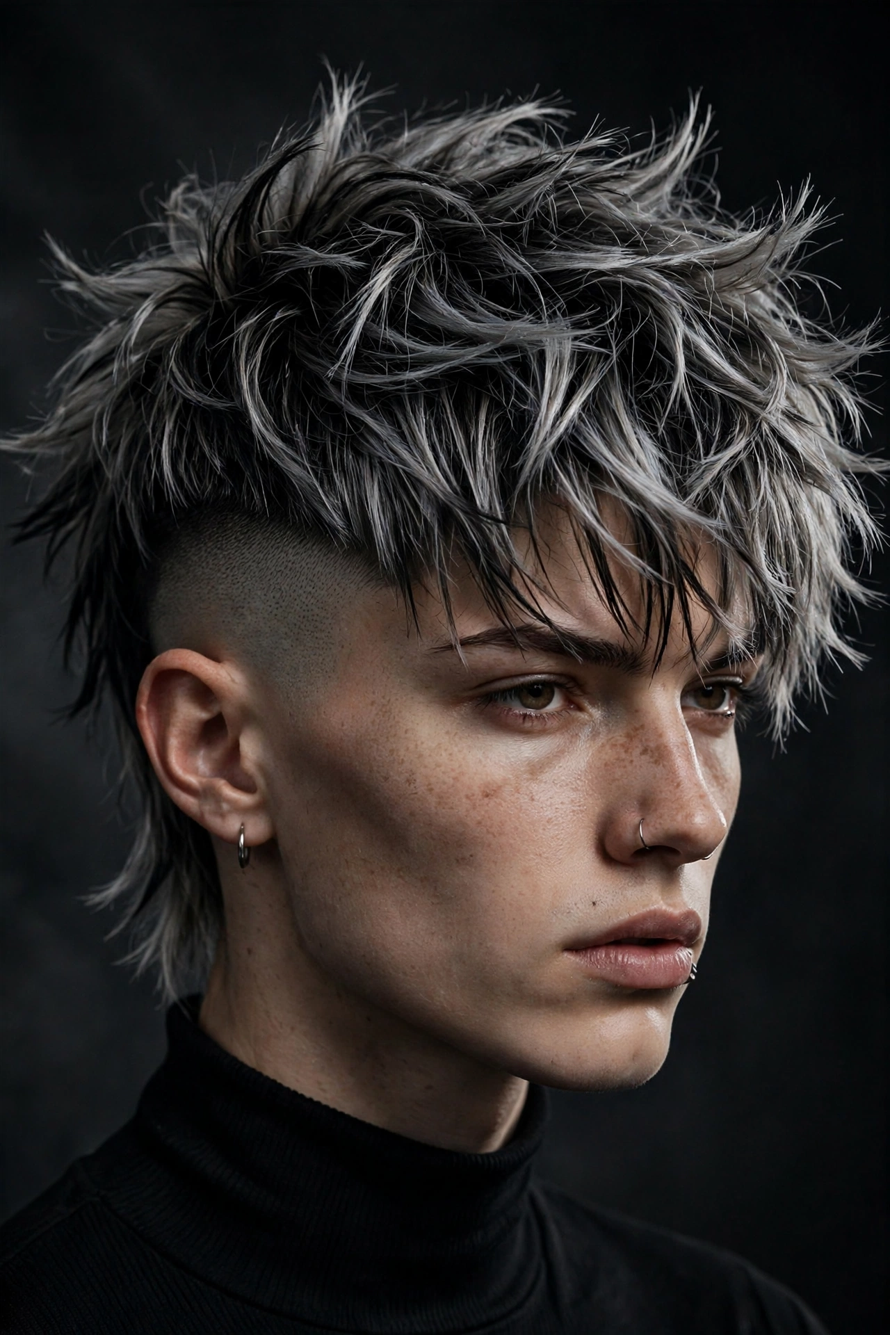 wolf cut men 15 shaved
