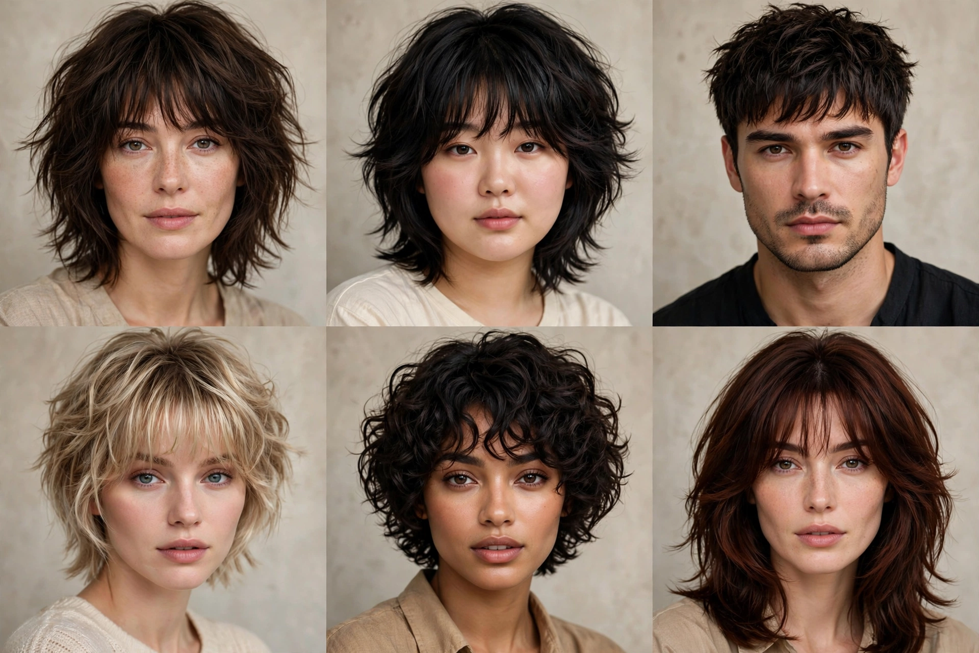 wolf cut men face shapes