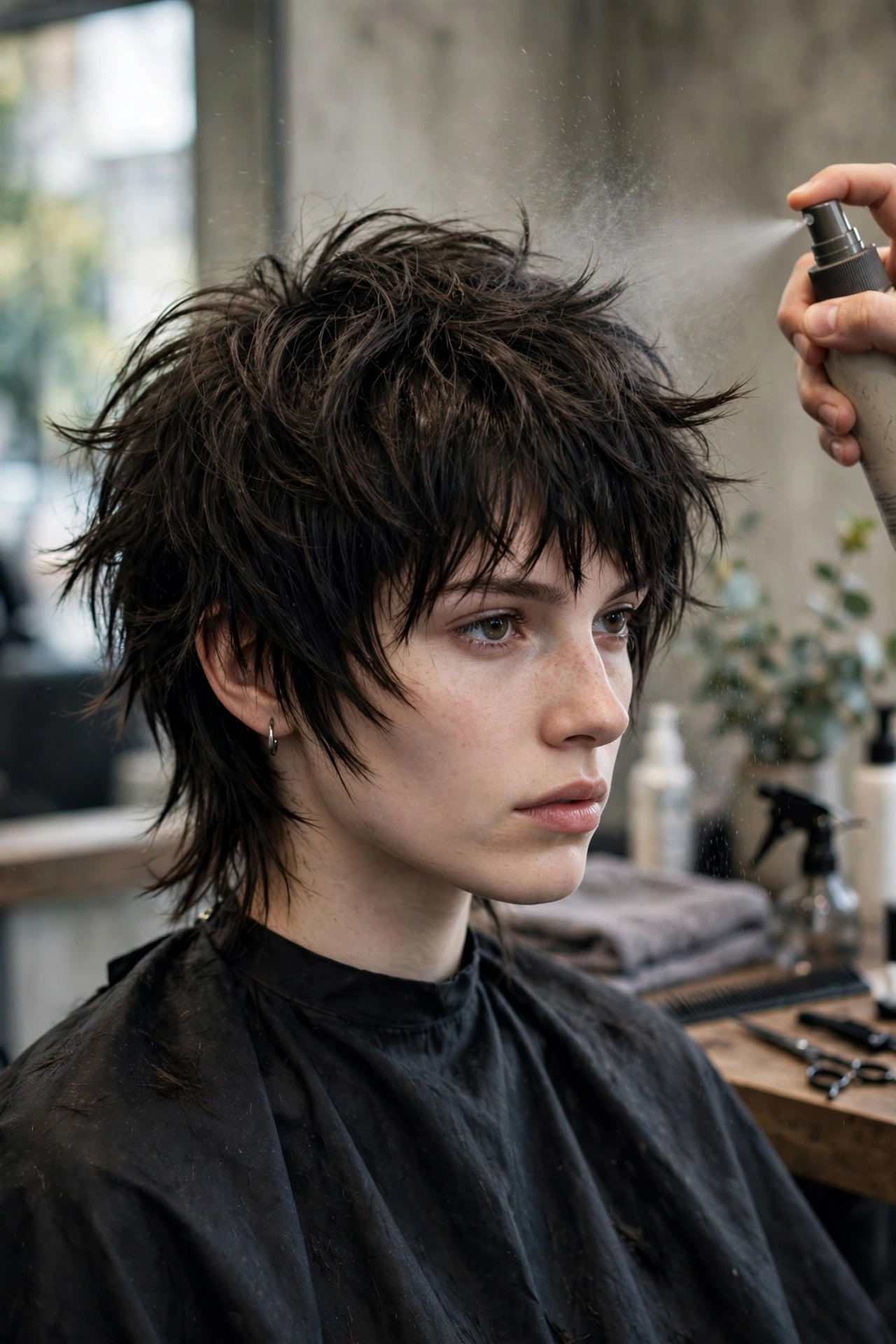 wolf cut men maintenance