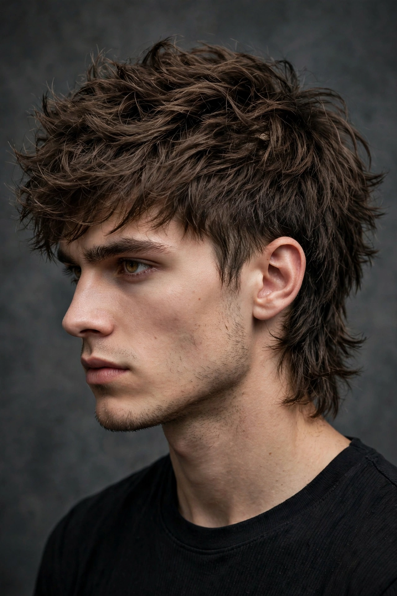 wolf cut men what is